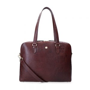 FMME Claudia Laptoptas 15.6" Croco Brown