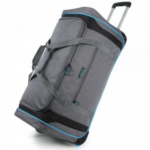 Decent Flexplus Reistas Met Wielen 78cm Grijs/Blauw