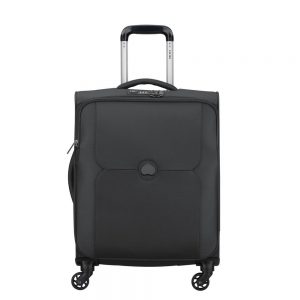 Delsey Mercure 4 Wheel Slim Cabin Trolley 55 Black