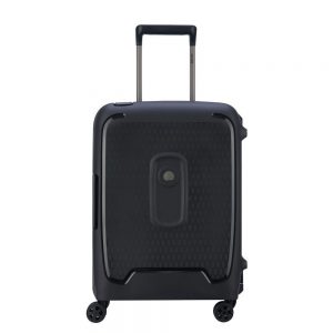Delsey Moncey 4 Wheel Slim Cabin Trolley 55 Black