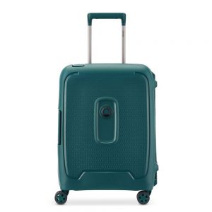 Delsey Moncey 4 Wheel Slim Cabin Trolley 55 Green