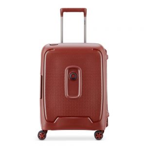Delsey Moncey 4 Wheel Slim Cabin Trolley 55 Terracotta