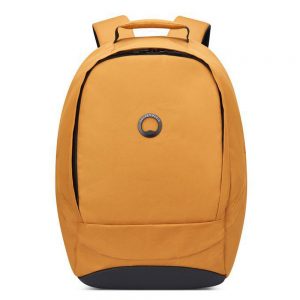 Delsey Securban 1-Compartment Laptop Backpack 13.3" Brown/ Yellow