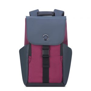 Delsey Securflap 1-Compartment Laptop Backpack 15" Burgundy