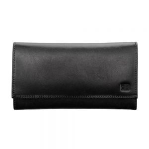 dR Amsterdam Canyon Damesportemonnee Black 2159