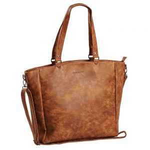 Daniel Ray Sumter Laptop Schoudertas 15" Cognac