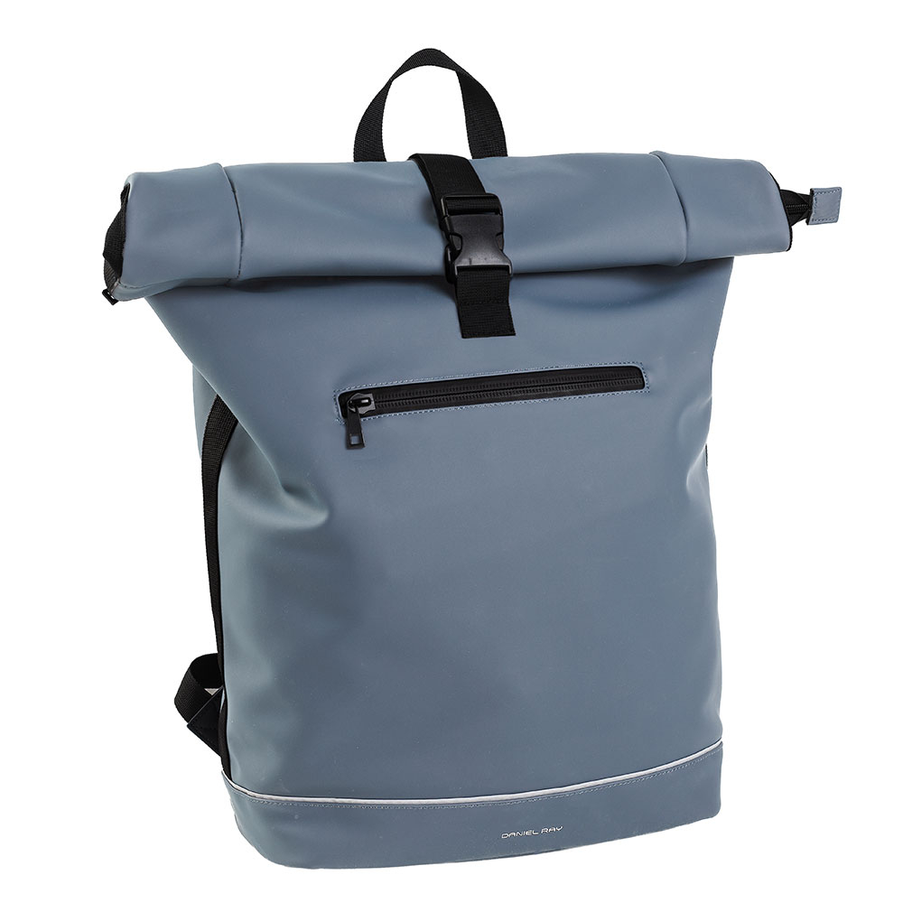 Daniel Ray Leek Rolltop Rugtas L Waterproof 15.6" Zacht Blauw Daniel Ray Leek Rolltop Rugtas L Waterproof 15.6" Zacht Blauw