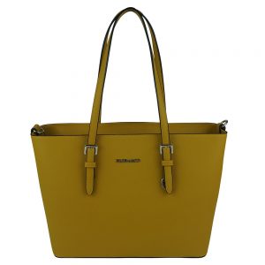 Flora & Co Shoulder Bag Saffiano Yellow