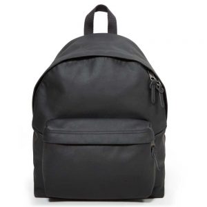 Eastpak Padded Pak'r Leather Rugzak Black Ink Leather