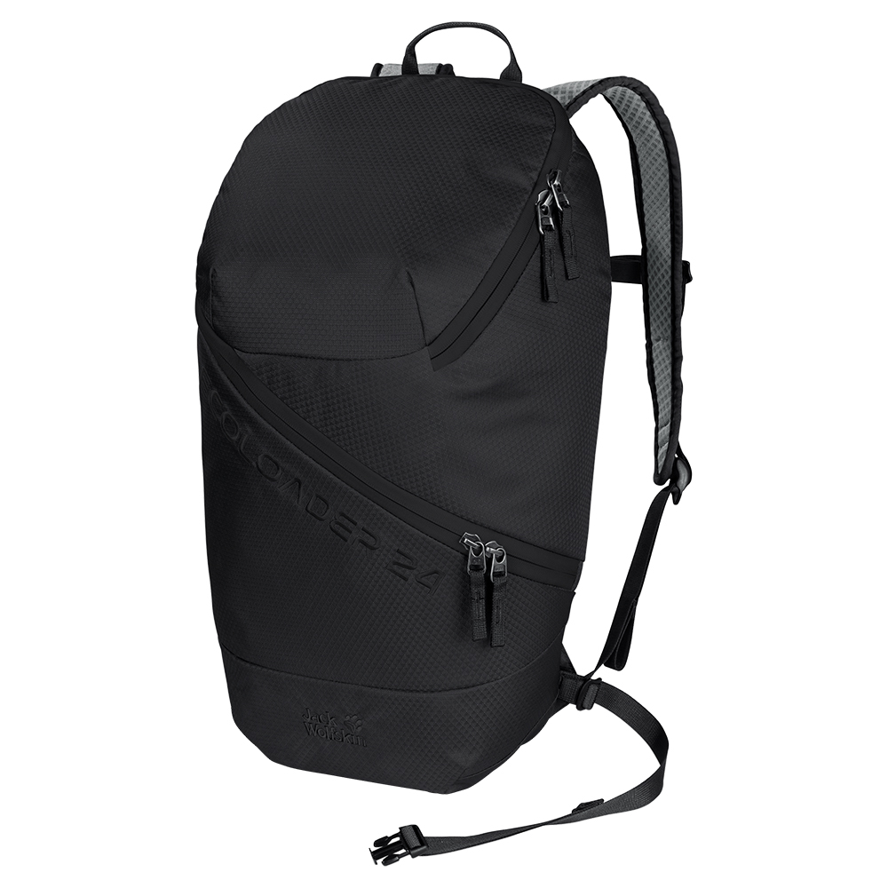 Jack Wolfskin Ecoloader 24 Pack Rugzak Ultra Black Jack Wolfskin Ecoloader 24 Pack Rugzak Ultra Black