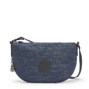 Kipling Emelia Crossbody Schoudertas Blue Eclipse Print