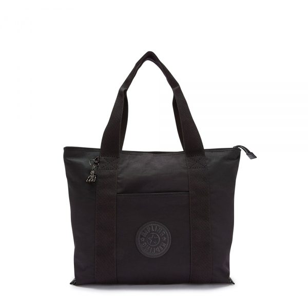 Kipling Era Medium Shopper Tote Rich Black