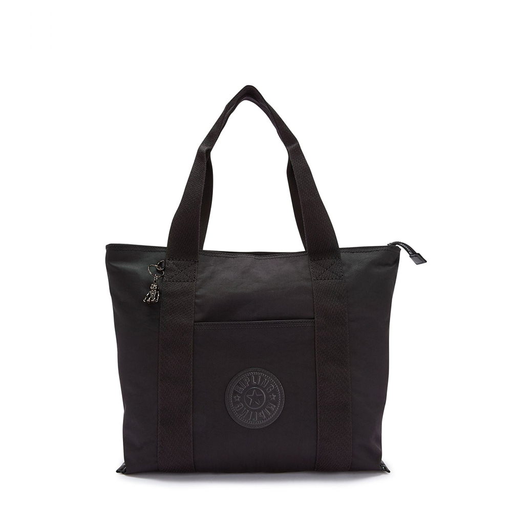 Kipling Era Medium Shopper Tote Rich Black Kipling Era Medium Shopper Tote Rich Black
