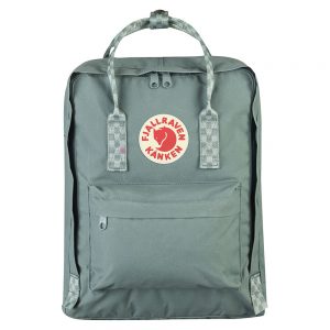 Fjällräven Kanken Rugzak Frost Green / Chess Pattern