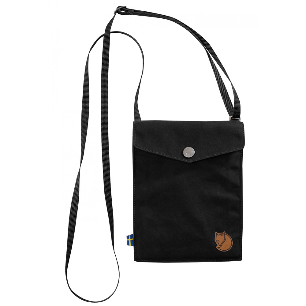 Fjällräven Pocket Schoudertas Black Fjällräven Pocket Schoudertas Black