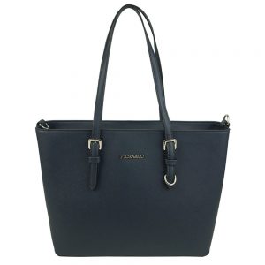 Flora & Co Shoulder Bag Saffiano Blue