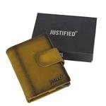 Justified Bags Burned Leather Creditcard Holder Coinpocket + Box Occur