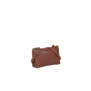 Justified Bags Justified Bags® Nynke 3 Compartimenten 1 Top Zip Schoudertas Bruin