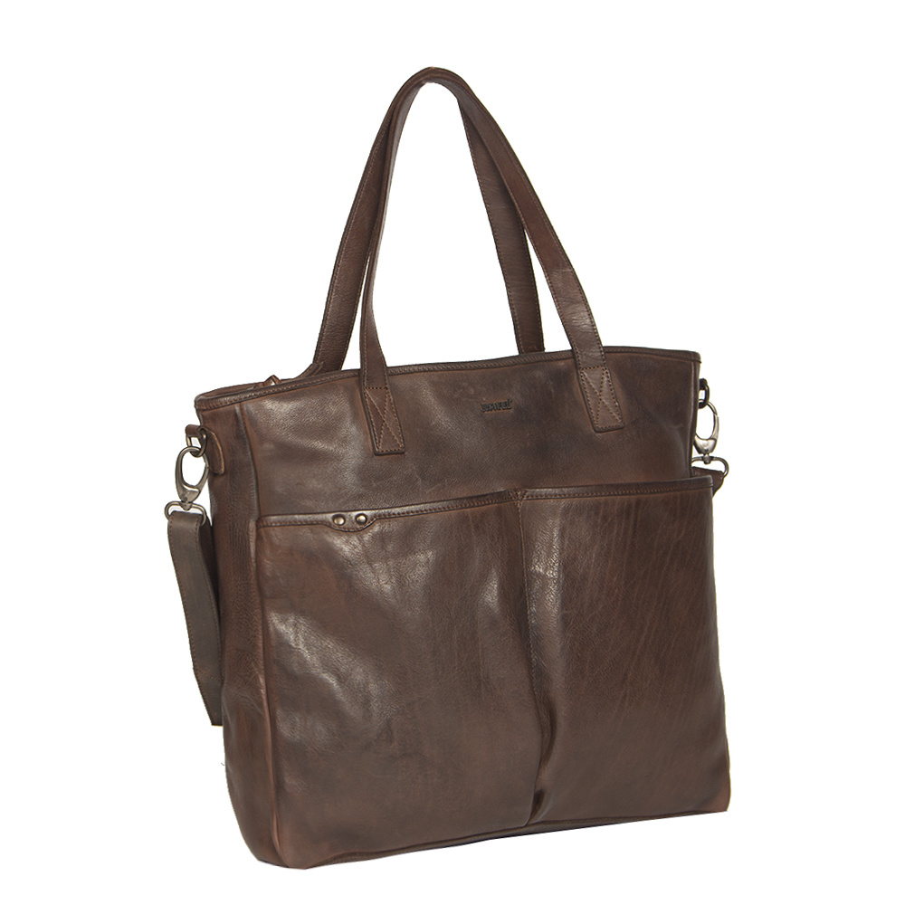 Justified Bags Goa Shopper Brown Justified Bags Goa Shopper Brown