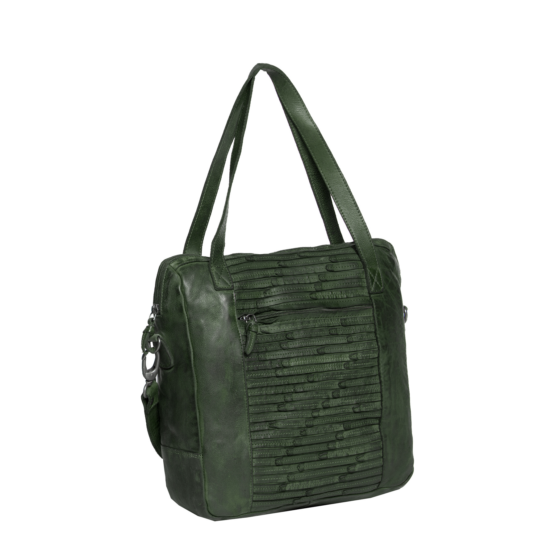 Justified Bags Chantal Shopper Small Dark Green Justified Bags Chantal Shopper Small Dark Green