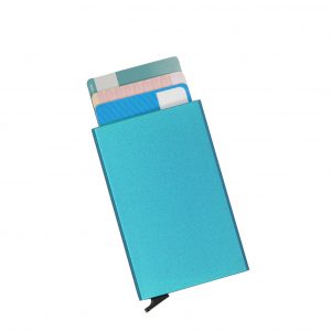 Justified Bags Justified® Basic Creditcardhouder / RFID Card Protector Soft Blue
