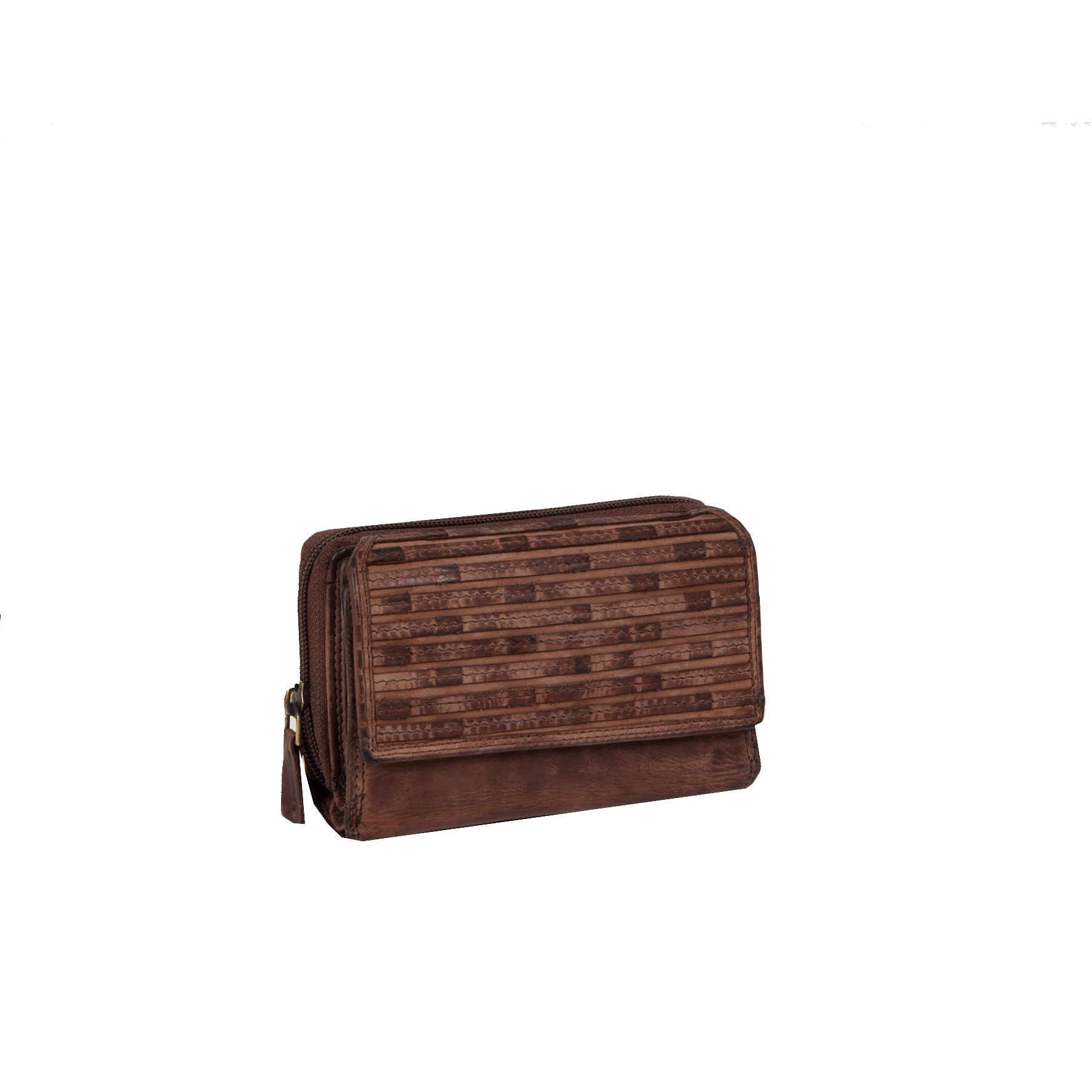 Justified Bags Justified® - Chantal - Portemonnee - Wallet - Leer - Bruin Justified Bags Justified® - Chantal - Portemonnee - Wallet - Leer - Bruin