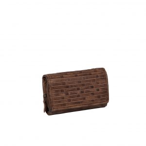 Justified Bags Justified® - Chantal - Portemonnee - Wallet - Leer - Bruin
