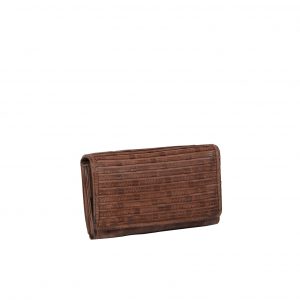 Justified Bags Justified® - Chantal - Portemonnee - Wallet - Leer - Bruin