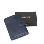 Justified Bags Kailash Leder Creditcard Holder Cobalt + Coin Pocket + Box