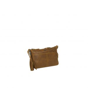 Justified Bags Justified Bags® Nynke Long Square Schoudertas Cognac