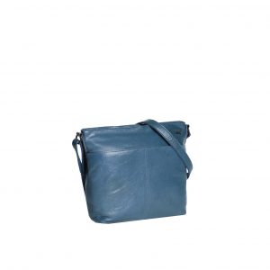 Justified Bags Belukha Medium Top Zip Shoulderbag Ocean Blue