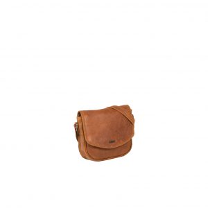 Justified Bags Justified Bags® Nynke Medium Flapover Schoudertas Cognac