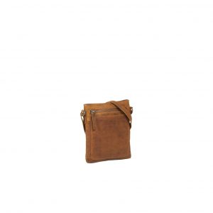 Justified Bags Justified Bags® Nynke Top Zip Schoudertas Cognac
