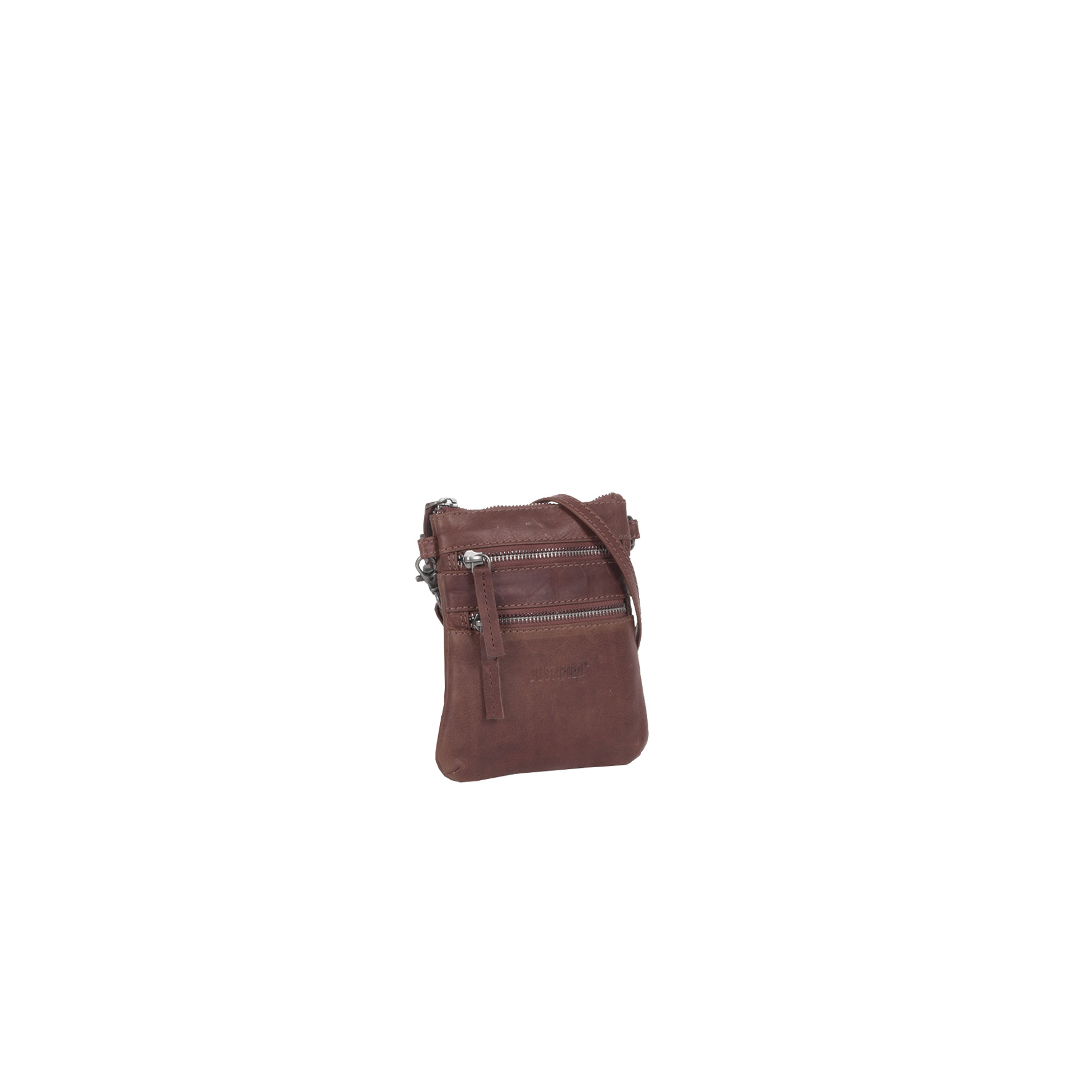 Justified Bags Justified Bags® Nynke Small Disco Schoudertas Bruin Justified Bags Justified Bags® Nynke Small Disco Schoudertas Bruin