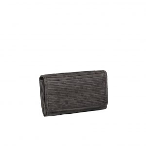 Justified Bags Justified® - Chantal - Portemonnee - Wallet - Leer - Zwart