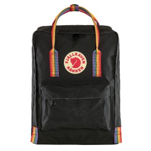 Fjällräven Kanken Rainbow Rugzak Black - Rainbow Pattern