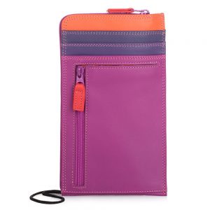 Mywalit Neck Purse/ Wallet Portemonnee Sangria Multi