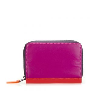 Mywalit Zip Around Credit Card Holder Sangria Multi