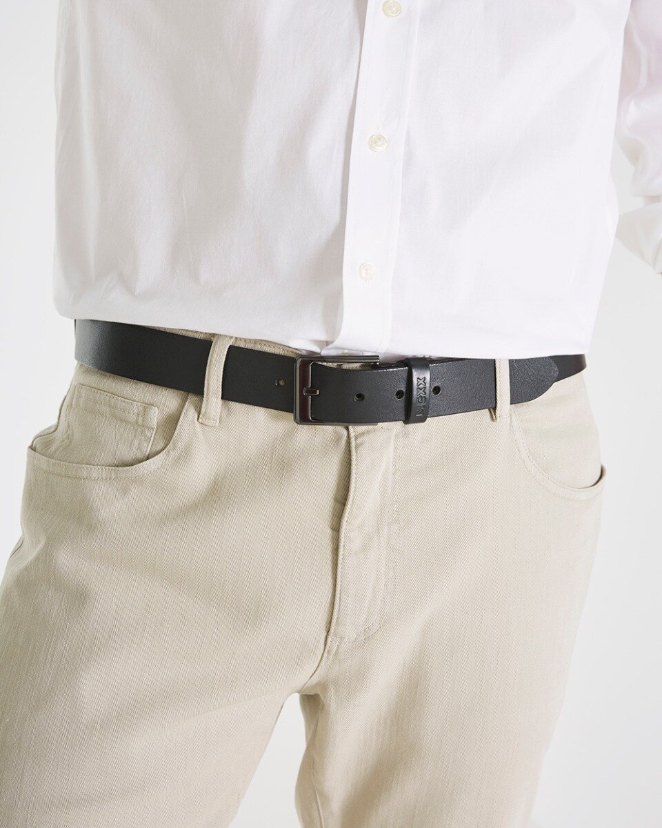 Mexx Riem van Structuurleer Zwart Mexx Riem van Structuurleer Zwart