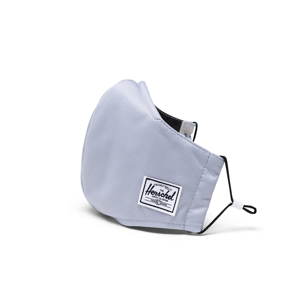 Herschel Classic Fitted Facemask Mondkapje Light Grey Herschel Classic Fitted Facemask Mondkapje Light Grey