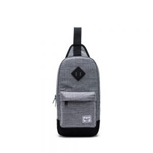 Herschel Heritage Crossbody Schoudertas Raven Crosshatch/Black