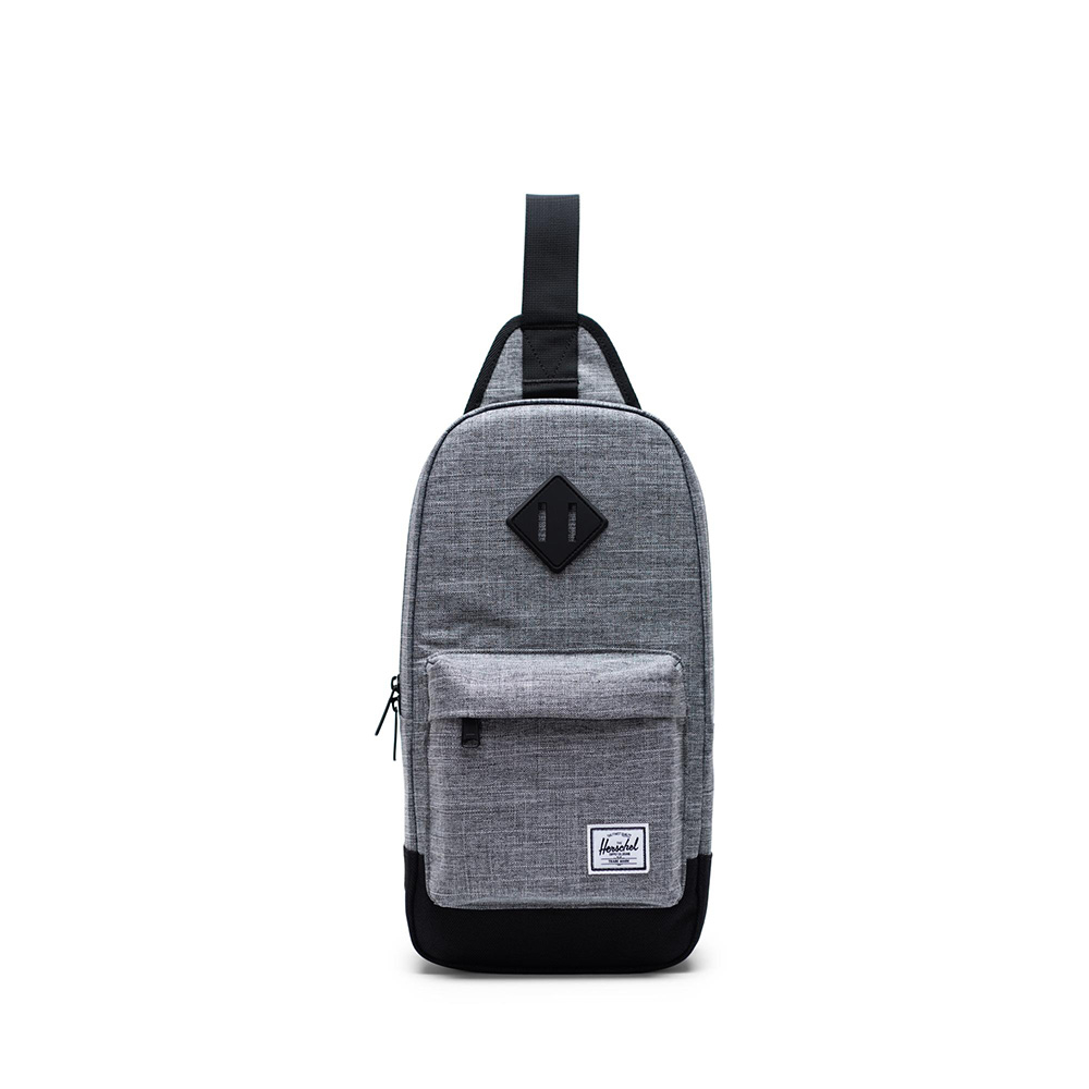 Herschel Heritage Crossbody Schoudertas Raven Crosshatch/Black