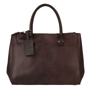 Burkely Vintage Wieske 2-Zipper Shoulder Bag Brown