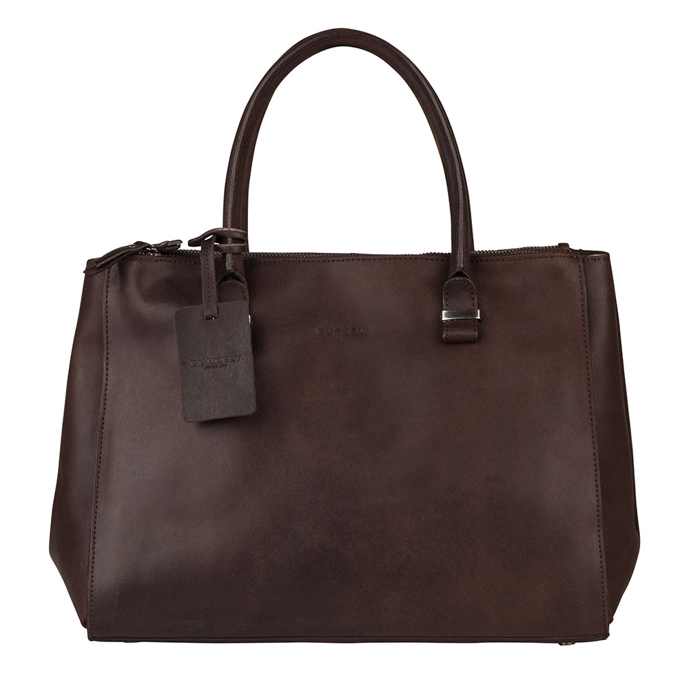 Burkely Vintage Wieske 2-Zipper Shoulder Bag Brown Burkely Vintage Wieske 2-Zipper Shoulder Bag Brown