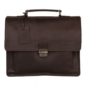 Burkely Vintage Scott Briefcase Brown