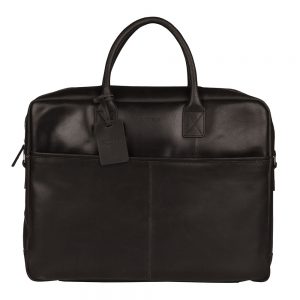 Burkely Vintage Max Worker 17.3" Schoudertas Black