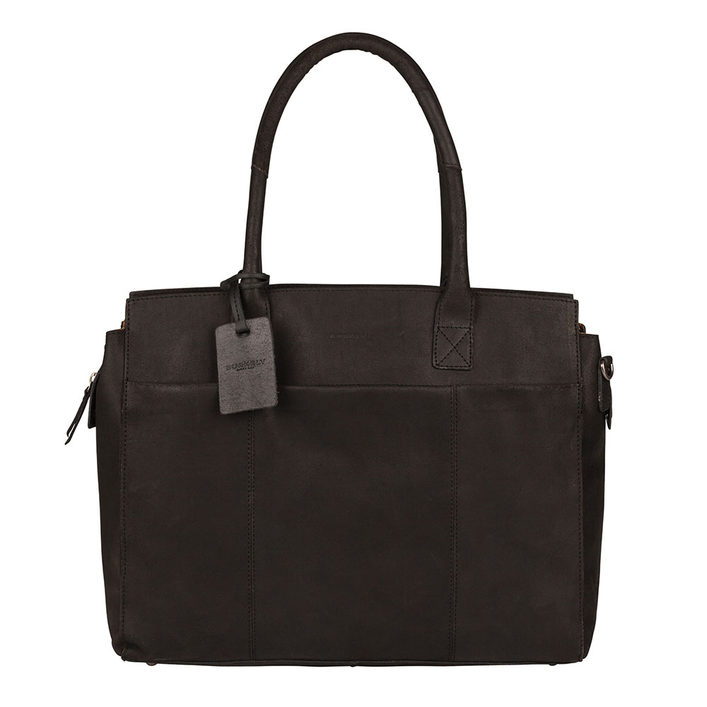 Burkely Vintage Doris Laptop Bag 15.6" Schoudertas Black Burkely Vintage Doris Laptop Bag 15.6" Schoudertas Black