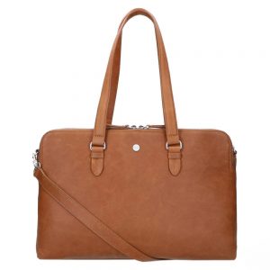 FMME Charlotte Laptoptas 15.6" Nature Cognac