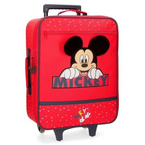 Disney Soft Trolley 50 Cm 2 Wheels Mickey Mouse Happy