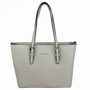 Flora & Co Shoulder Bag Saffiano Light Grey